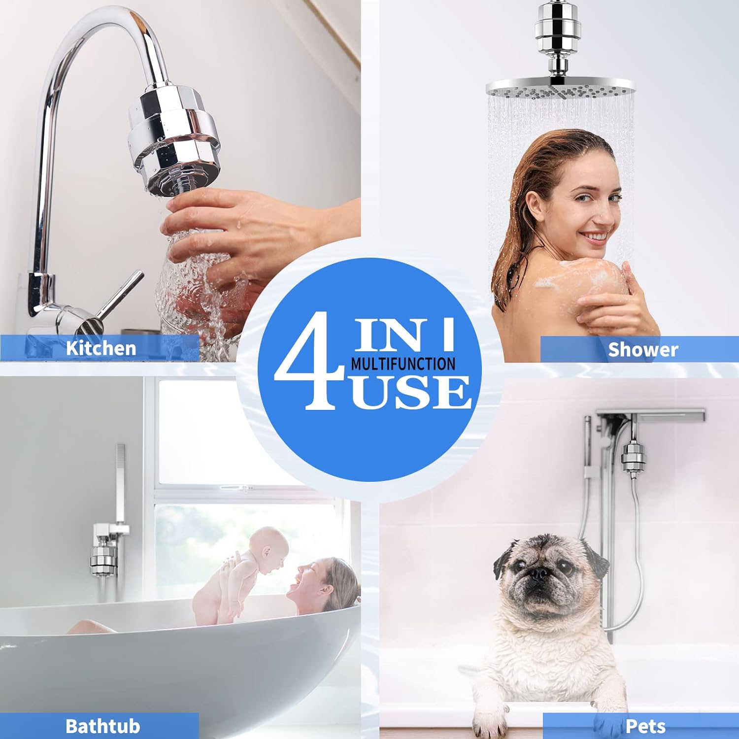 AquaPurity+ Shower Head Filter