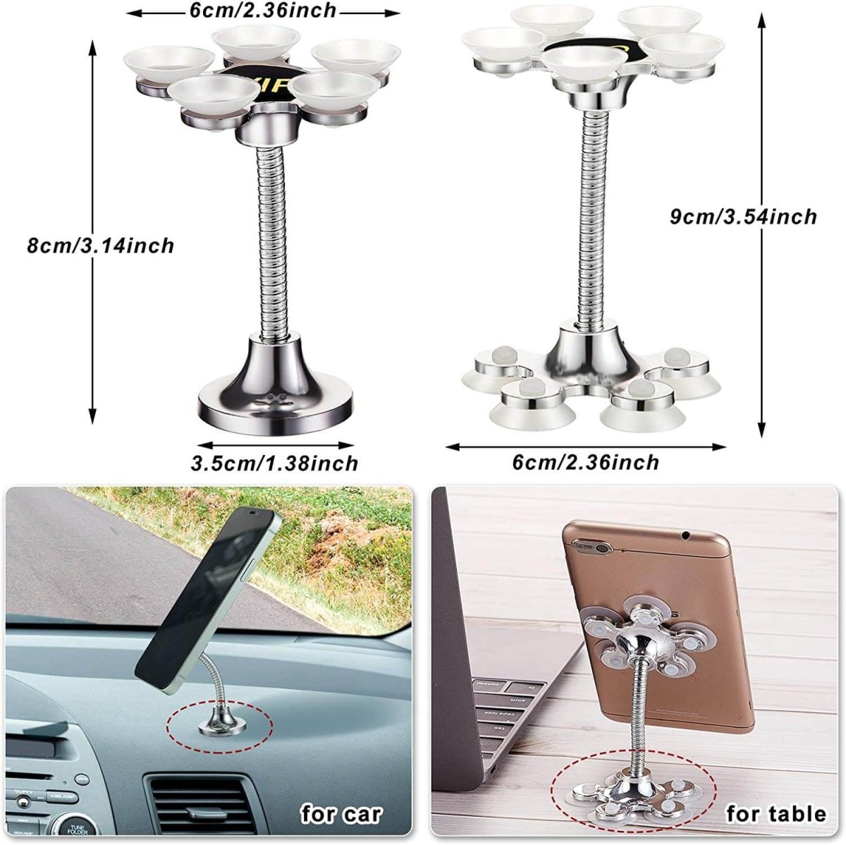 360° Rotatable Suction Cup Phone Mount - PlanetShopper