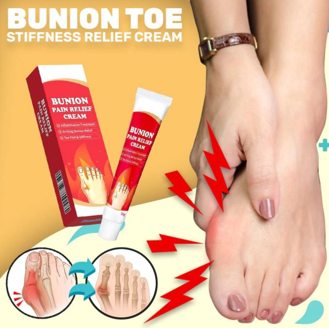 Bunion Toe Stiffness Relief Cream - PlanetShopper