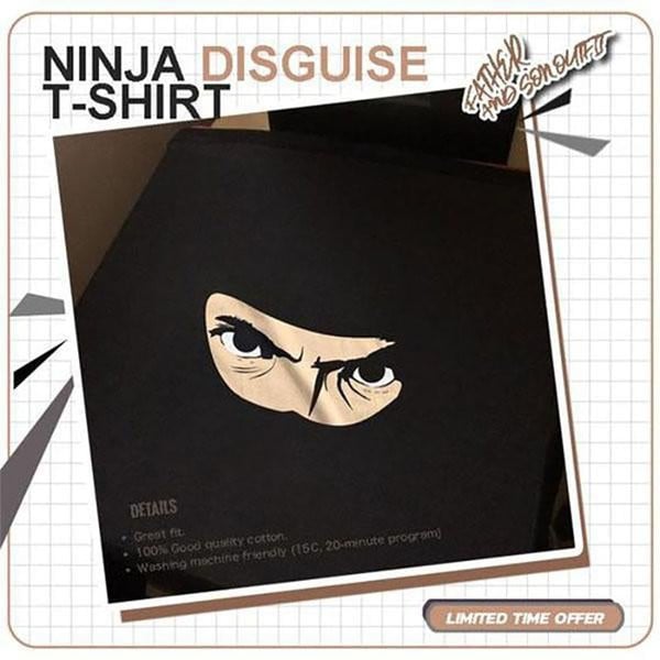 Flip Cartoon NINJA - Funny Ninja Short Sleeve - PlanetShopper