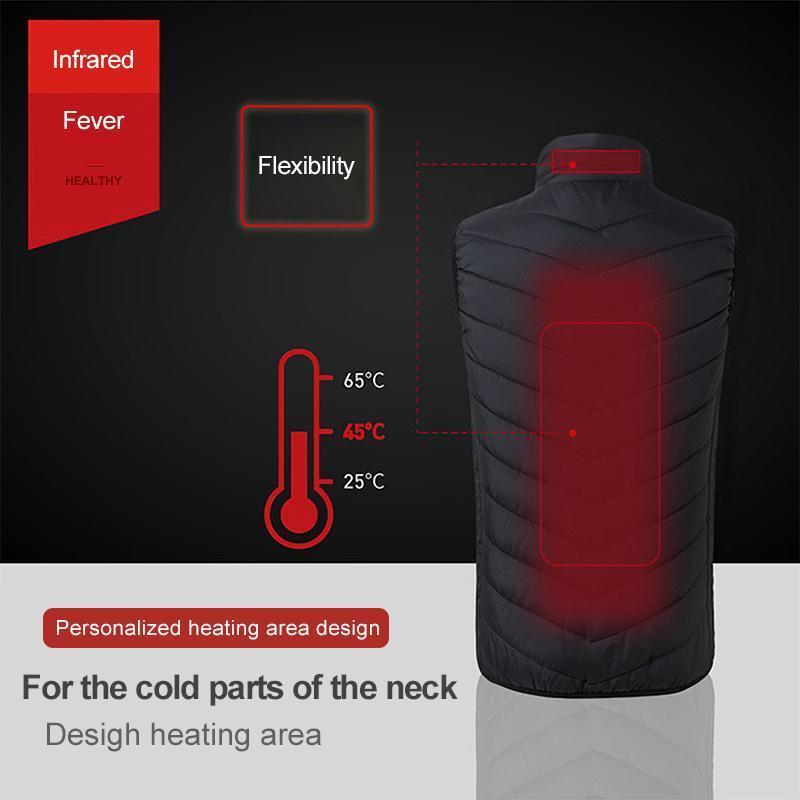 Instant Warmth Heating Vest, unisex - PlanetShopper