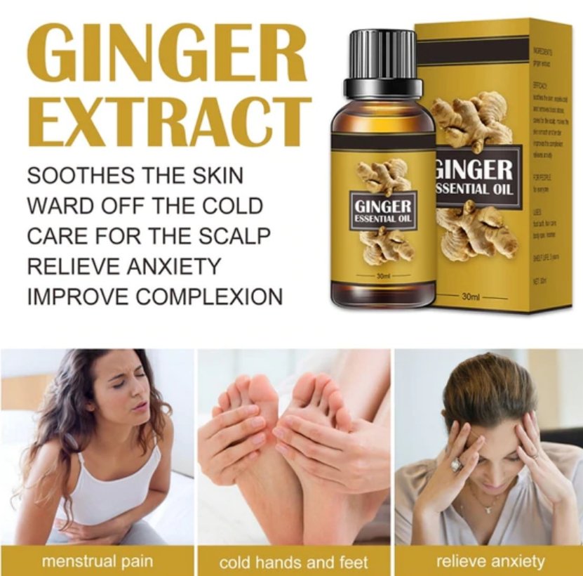 Lymph Detox Ginger Essential Oil - PlanetShopper