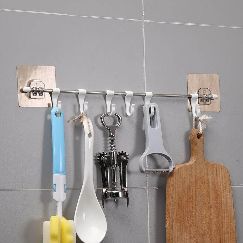 Stainless Steel Wall Mounted Hooks - PlanetShopper